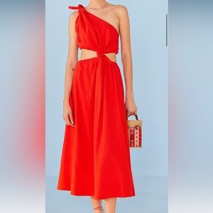 Farm Rio MIDI Knot Dress